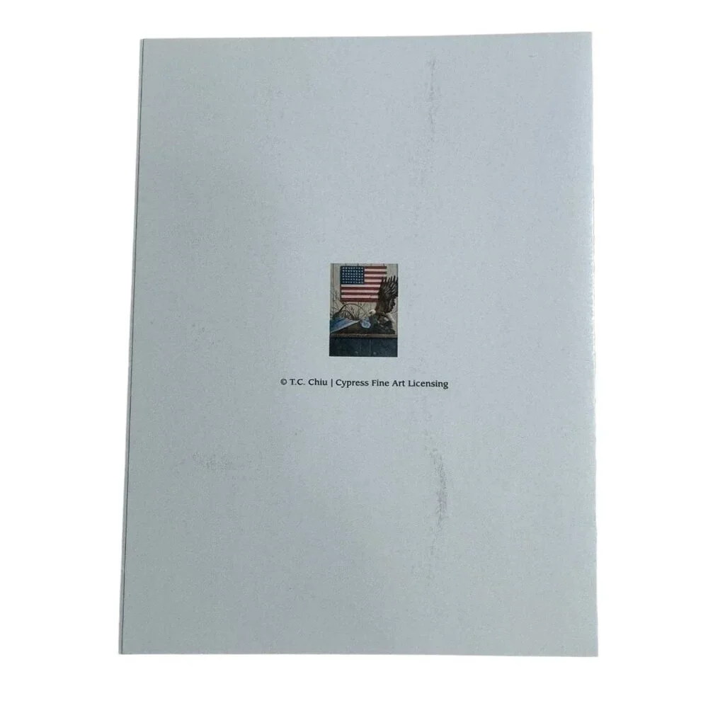 T.C. Chiu Cypress Fine Art Licensing Patriotic Plain Greeting Card Envelope‎